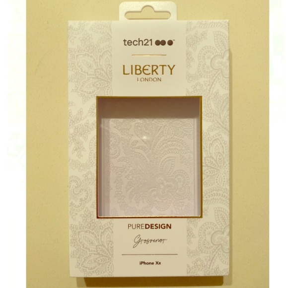 Tech21 IphoneXR Liberty London Clear Phone Case - Picture 1 of 3
